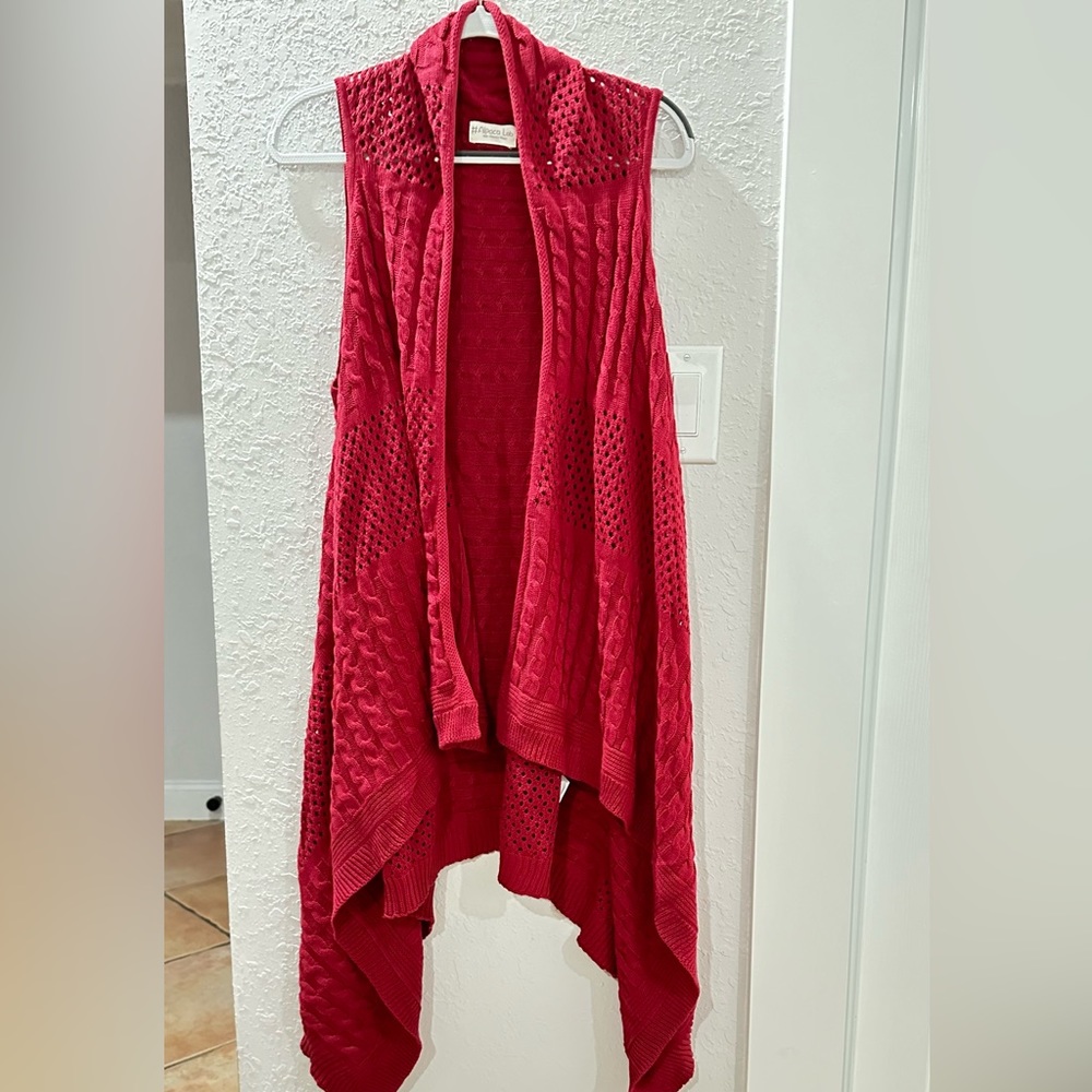 100% cotton vest-cover up, NEW